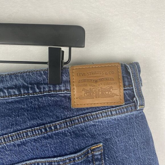Levis Ribcage Straight Ankle Jeans Womens Size 20W Blue Pockets Denim Pants - Picture 5 of 15